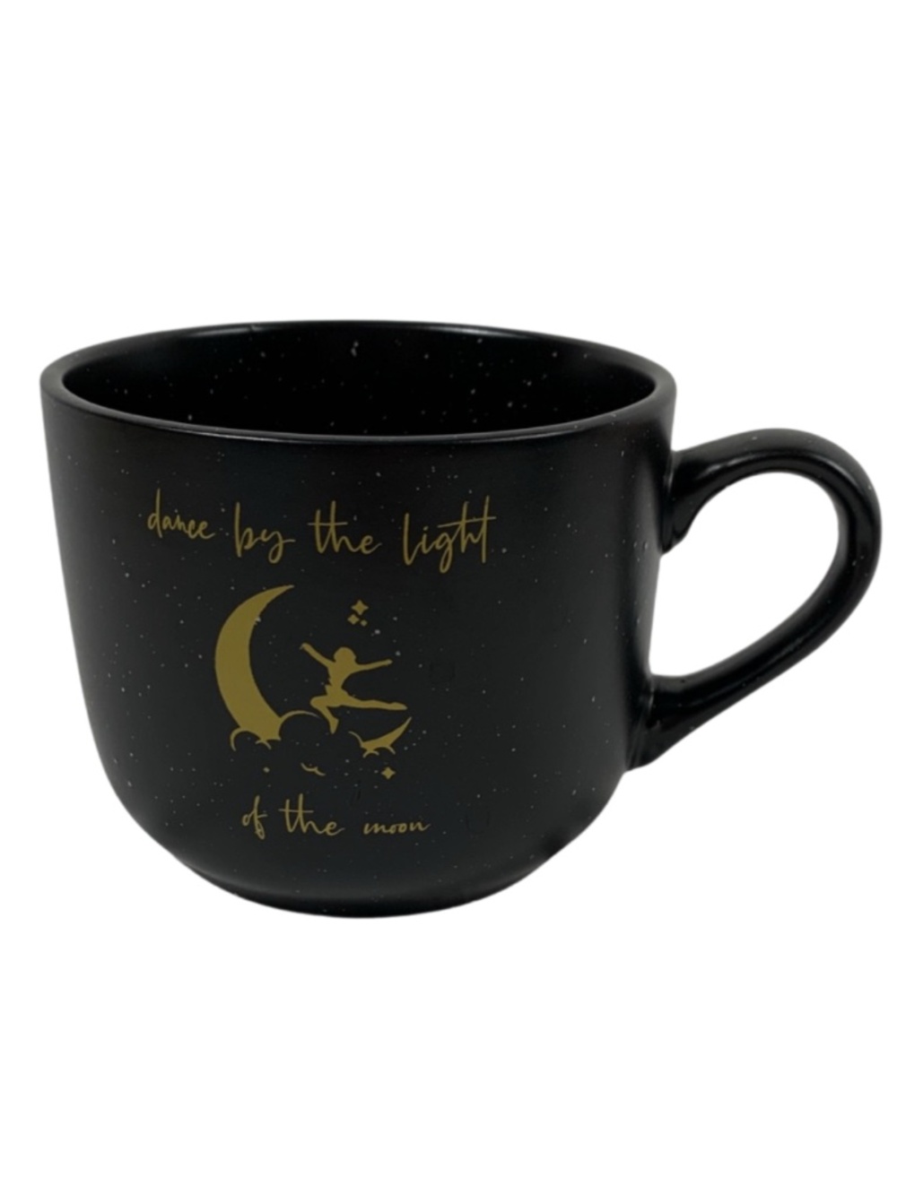 Black and Gold Moonlight “Dance By The Light Of The Moon" Mug
